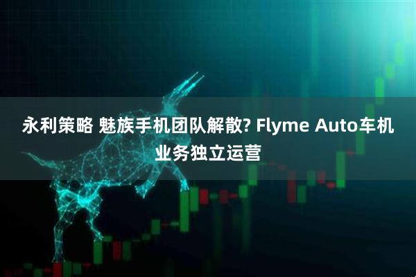 永利策略 魅族手机团队解散? Flyme Auto车机业务独立运营