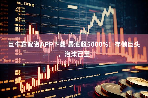 巨牛鑫配资APP下载 暴涨超5000%！存储巨头，泡沫已至